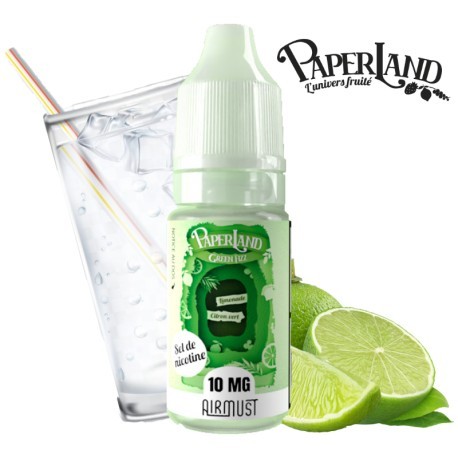 GREEN FIZZ SEL DE NICOTINE 10ML - Airmust Paperland