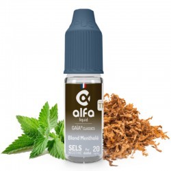 BLOND MENTHOLÉ SEL DE NICOTINE - Gaïa Classics Alfaliquid